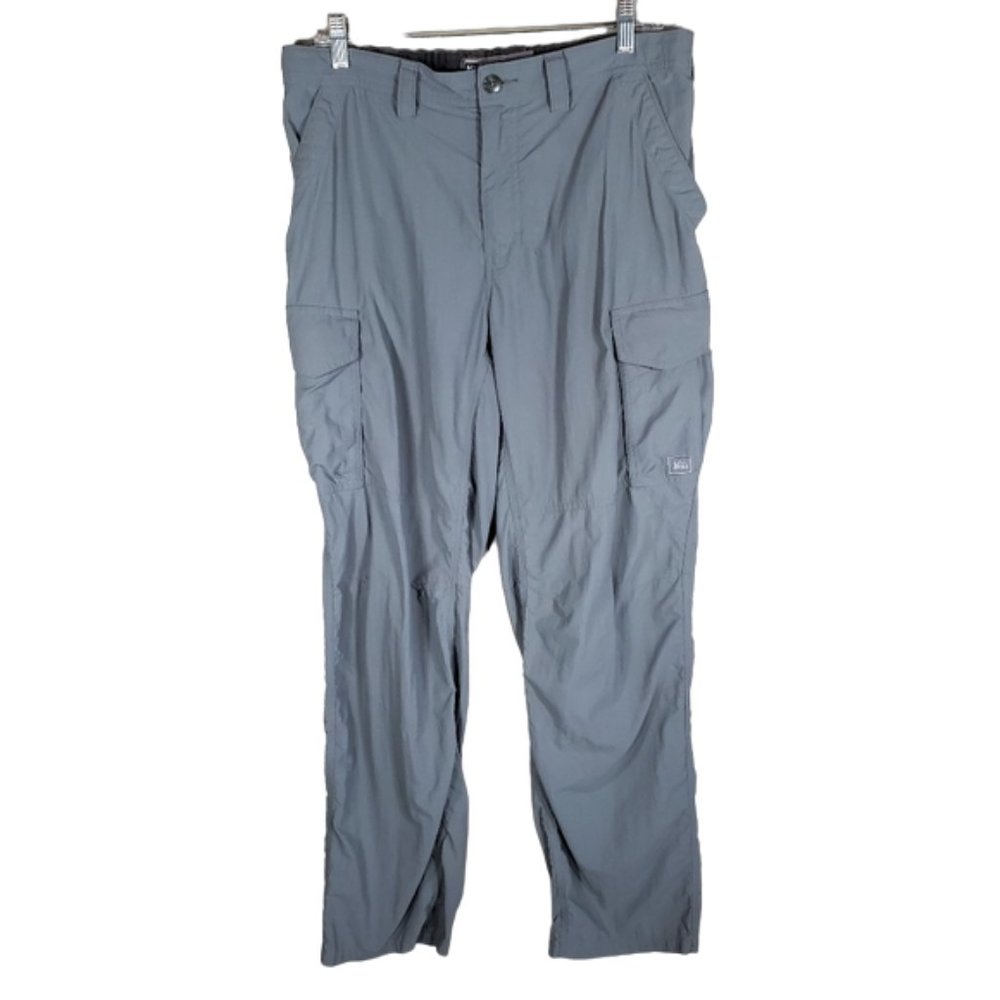REI Pants Utility Pockets Hiking Outdoor GorpCore Adventure Vacation Workout L